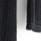 Czarna sukienka trykot - robiona na drutach 100% bawełna ZARA