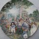 Wedgwood May dawn kolekcjonerski rzadko spotykany talerz porcelanowy maytime celebration