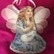 1999 by Donna Gelsinger - The third set in The Heaven’s Little Angels ornaments - kolekcjonerskie porcelanowe zawieszki sygnowane z certyfikatem The b