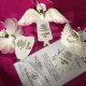 1999 by Donna Gelsinger - The third set in The Heaven’s Little Angels ornaments - kolekcjonerskie porcelanowe zawieszki sygnowane z certyfikatem The b