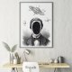 Plakat portret kosmos - format A4