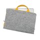 ETUI NA LAPTOPA żółta rączka i zamek filcowy porkowiec MacBook