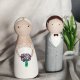 Peg Dolls - malowane figurki na tort