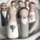 Peg Dolls - malowane figurki na tort