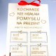 BON prezent dla niego dla niej  urodziny, walentynki