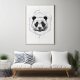 Plakat panda geometryczny 70x100 cm