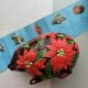 Tina Wagstaff Design Collectable - Emalia na porcelanie ❀ڿڰۣ❀ Jeż cały w kwiatach