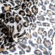 SZAL vintage zwierzęcy print panterka leopard
