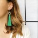 Kolczyki Boho - Green