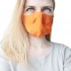 solidna profilowana dwuwarstwowa pomarańcz maseczka maska