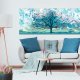 Obraz na płotnie do salonu - DRZEWA, PEJZAŻ 150x60cm 02425