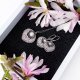 Słodki zapach magnolii - eleganckie kolczyki wire wrapping z różowymi opalami