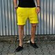 SHORT PANTS 2 BUTTONS UNISEX dresowe neon żółte