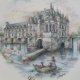 Kolekcjonerski LIMOGES....Chenonceau