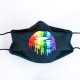 Maseczka wielorazowa bawełniana, LGBT, FREEDOM, mniejsze usta