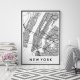 NEW YORK MAPA A3