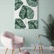 Plakat obraz monstera pattern 40x50 cm