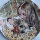 Royal Worcester 1988 wednesday  ' s child by Pam Cooper   kolekcjonerski talerz porcelanowy