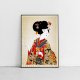 Plakat gejsza Japonia 40x50 cm