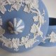 Wedgwood Antique - Blue Jasper ware duże puzdro rzadko spotykana rzecz -Kolekcjonerska biskwitowa porcelana.