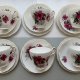 ❤ REGENCY ENGLISH - Komplet 6 filiżanek ❤ Bone China