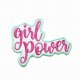 Naszywka Napis Girl Power