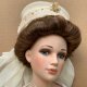 Wyjątkowa 64cm! - Victorian Porcelain Doll ❤ Duża, sygnowana lalka z porcelany