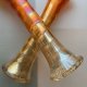 Perełka Designu! Fenton Marigold Iridescent Carnival Glass Vase - Lata 30XXw. ❤ Vintage