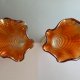 Perełka Designu! Fenton Marigold Iridescent Carnival Glass Vase - Lata 30XXw. ❤ Vintage