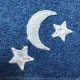 Naszywki The Moon and The Stars Srebrny