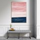 Plakat abstrakcja różowy horyzont 30x40cm