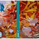 Obraz na płotnie do salonu - DRZEWO ORIGAMI 150x60cm 02475