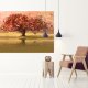 Obraz na płotnie do salonu abstrakcujne drzewo format 120x80cm 02479