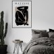 Plakat Black Matisse  A4 - 21.0 X 29.7CM