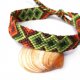 Leśne runo - pleciona bransoletka przyjaźni, bawełna, unisex, rozmiar uniwersalny, leśne kolory