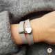 grey love bransoletka skórzana