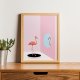 Flaming plakat A3