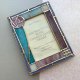 Mackintosh Rose Frame ❀ڿڰۣ❀ Witrażowa, posrebrzana ❀ڿڰۣ❀ Artystyczna ramka