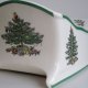 RARYTAS Spode christmas tree s 3324  ŚWIECZNIK -sanie swiętego Mikołaja -dawniejsza edycja