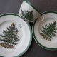 Spode christmas tree s 3324  kultowa świąteczna seria duży porcelanowy talerz półmisek 27,5 cm
