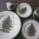 Spode christmas tree s 3324 - talerz 19,5 cm kultowe zdobienie szlachetna porcelana