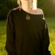 CZARNA BLUZA SHANTI OVERSIZE MORELOVE