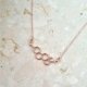 ESTROGEN-naszyjnik różowe złoto 18K