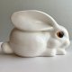 ❤ Strach ma tylko wielkie oczy - ROYAL OSBORNE - Śmietankowy królik ❤ Wysokiej jakości figurka porcelanowa