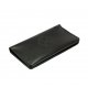 Czarny skórzany ręcznie robiony portfel portmonetka od Luniko Handmade