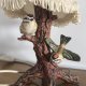 Unikatowa porcelanowa lampa goebel west GERMANY katalogowa 58304-21 oryginalna urocza niespotykana porcelanowa lampa figurka 26,5 plus abażur