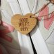 Brelok z drewna Good Vibes Only, prezent na walentynki, dzień kobiet, dla niej, przyjaciółki