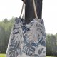 Torba tote XXL -  print, monstera