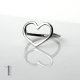 LoveStory I - srebrny pierścionek serce