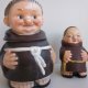 Goebel friar tuck GERMANY porcelanowy kolekcjonerski pojemnik cukiernica z przykrywką